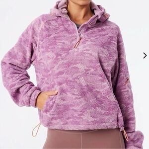 Outdoor Voices Purple Fleece Pullover Womens Small